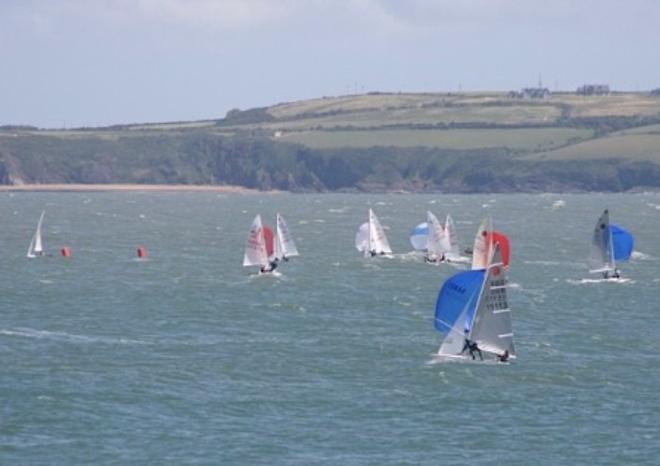 Fleet in action - 2015 Munster 420 Championships © Brian McDowell